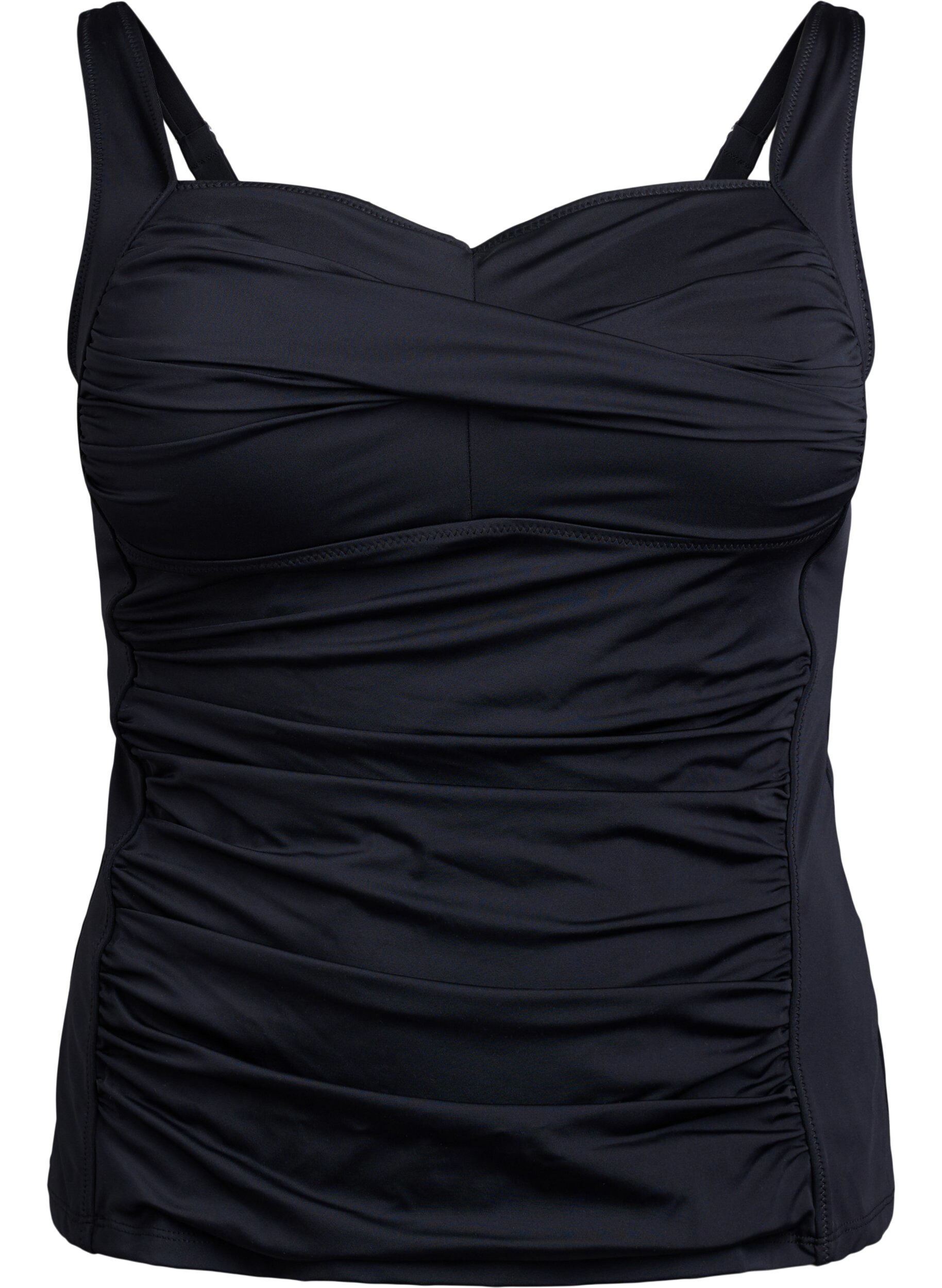 Tankini z drapowaniami