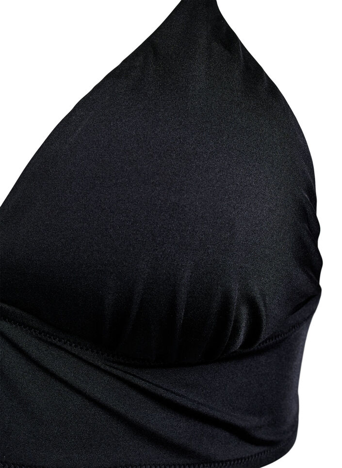 G&oacute;ra od bikini z wyjmowanymi wkladkami i wiazaniem z tylu, Czarne, Packshot image number 2
