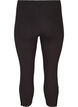 3/4-length legginsy z guzikami, Black, Packshot image number 1