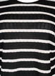 Bluzka w paski z dlugimi rekawami, Black Sand Stripe, Packshot image number 2