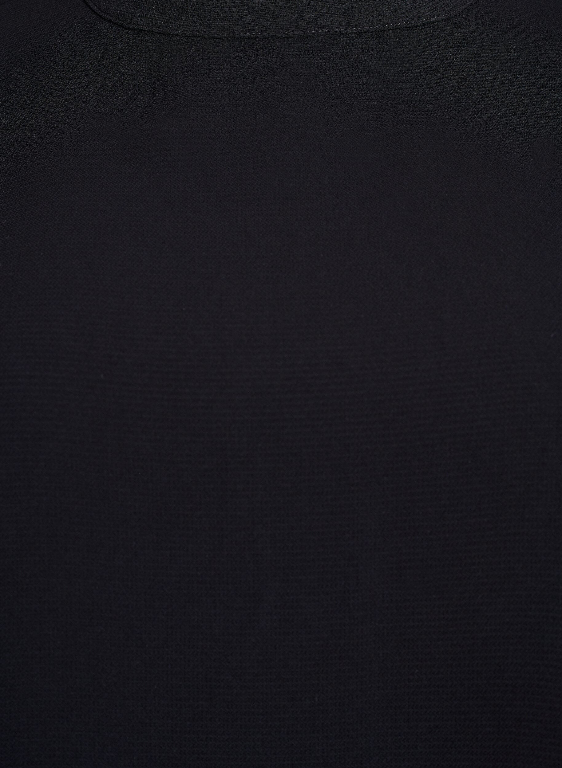 Zizzi Bluzka z paseczkami na rekawach, Czarne, Packshot image number 2