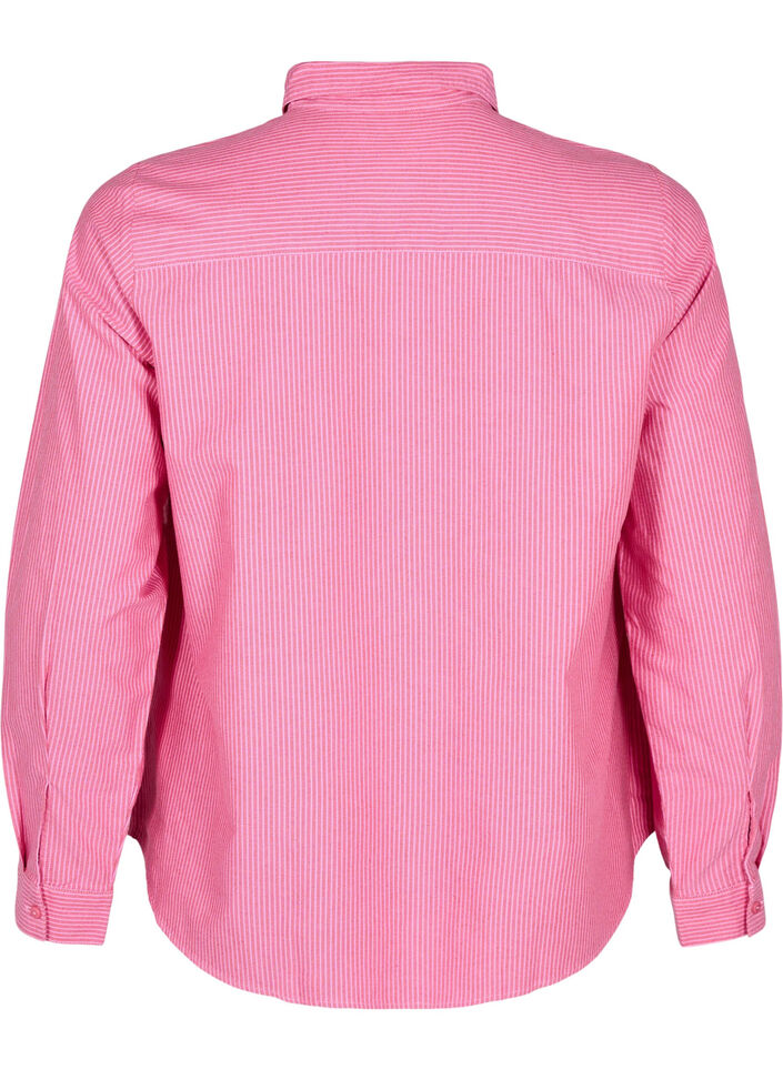 Bawelniana koszula z dlugim rekawem, Czerwony, Packshot image number 1