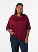 Luzna koszulka wykonana z dzianiny wiskozowej, Czerwony, Model image number 0