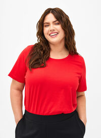 Flash - koszulka z okraglym dekoltem, High Risk Red, Model