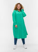 Long viscose shirt with slits, Mint, Model image number 2