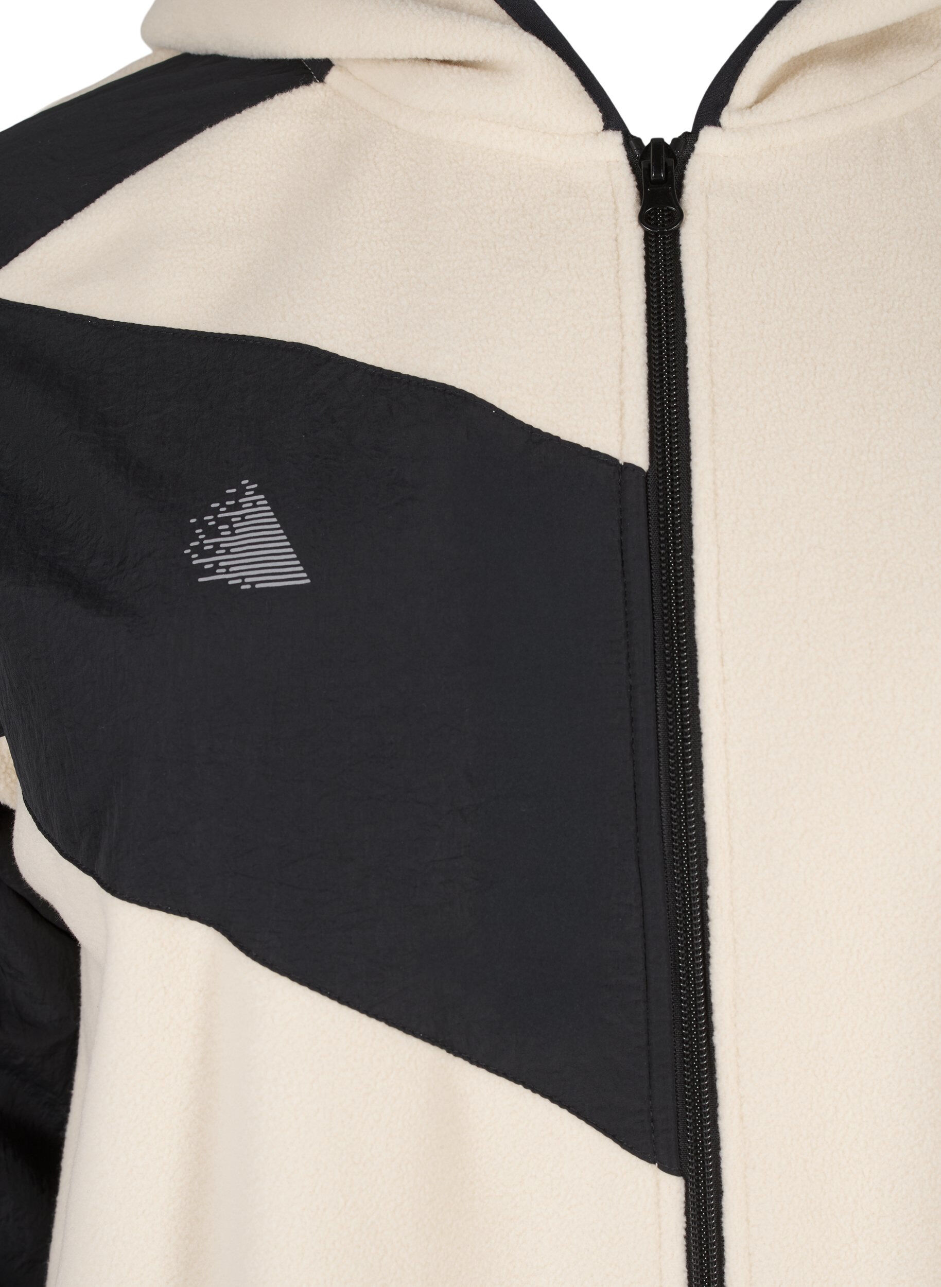 Zizzi Kurtka polarowa z kapturem i kieszeniami, Beżowy, Packshot image number 2