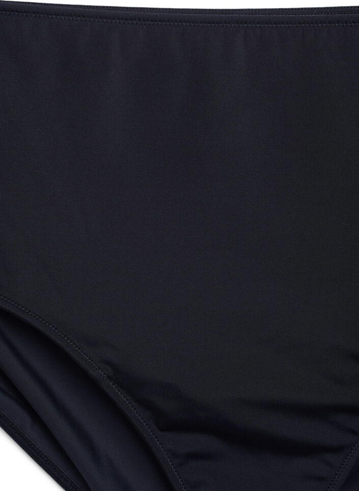 Figi damskie z mikrofibry z wewnetrzna kieszenia, Czarne, Packshot image number 2