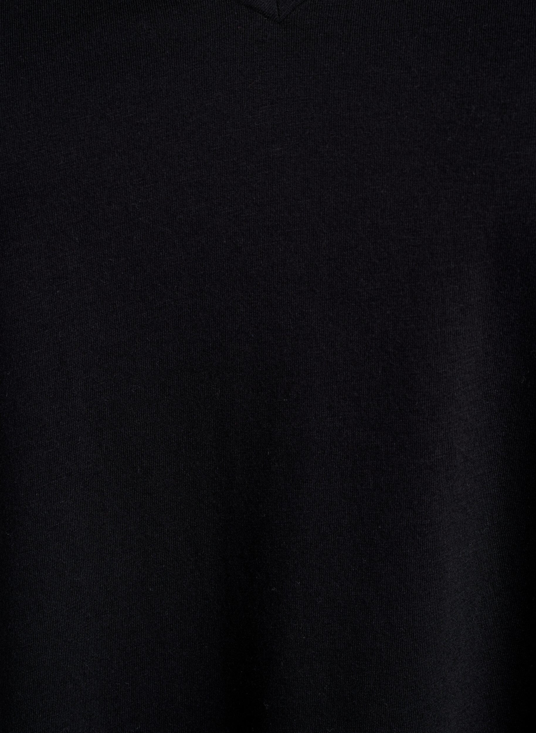 Zizzi FLASH &ndash; 2-pack koszulki z dekoltem w szpic, Black/Black, Packshot image number 2