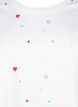 Koszulka z bawelny organicznej w serca, White Heart Emb., Packshot image number 2