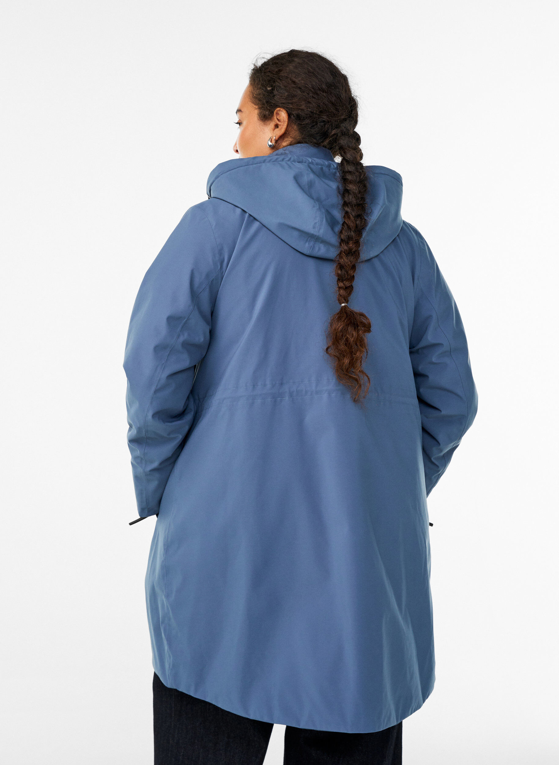 Zizzi Funkcjonalna, zimowa parka z podszewka, Niebieskie, Model image number 2