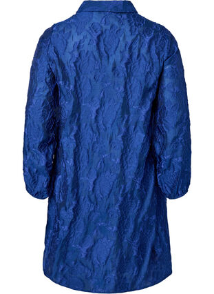 Dluga zakardowa koszula, Mazarine Blue, Packshot image number 1
