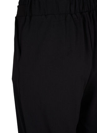 Luzne spodnie z kieszeniami, Black, Packshot image number 3