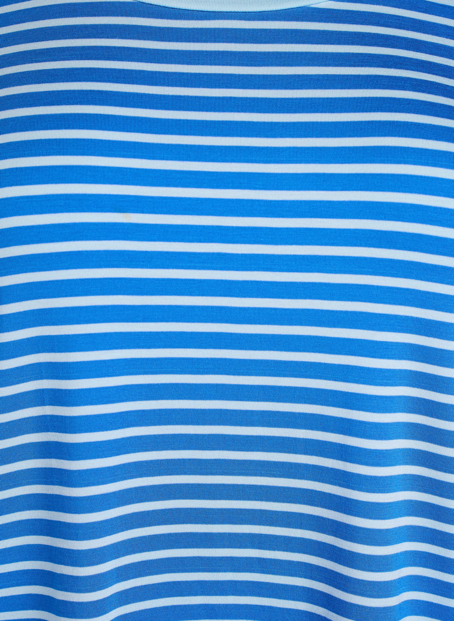 ZizziKoszulka z TENCEL&trade; Lyocell i paskami, Niebieskie, Packshot image number 2