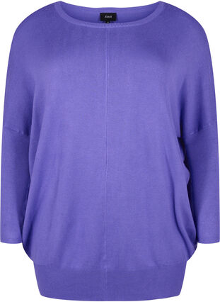 Dzianinowa tunika z mieszanki wiskozy, Purple Opulence, Packshot image number 0