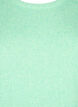 Dzianinowy sweter z dodatkiem welny, z dlugim rekawem i okraglym dekoltem, Light G. Green Mel., Packshot image number 2