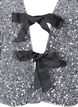 Cekinowa bluzka z wiazaniem, Silver, Packshot image number 2