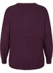 Melanzowy sweter z okraglym dekoltem, Potent Purple Mel., Packshot image number 1