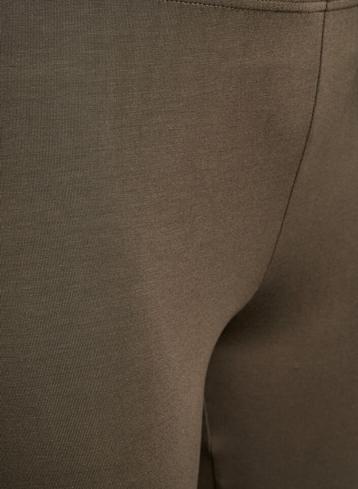 Legginsy basic z wiskozy, Zielony, Packshot image number 2