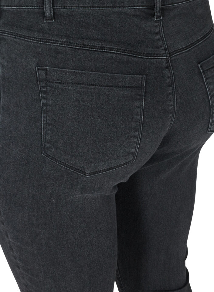 Jegginsy wykonane z mieszanki bawelny, Grey Denim, Packshot image number 3