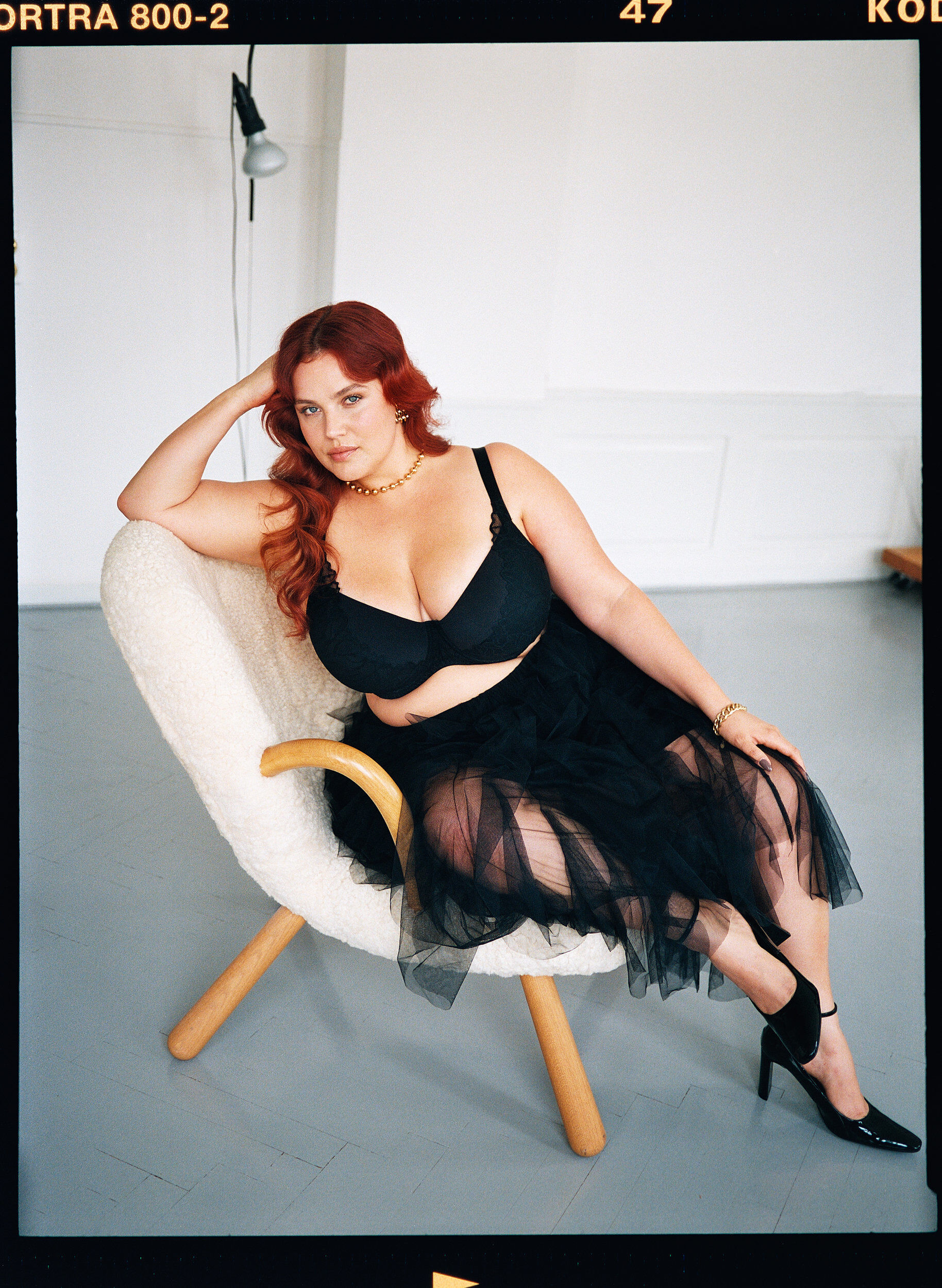 Zizzi Usztywniany koronkowy biustonosz, Czarne, Image image number 0