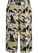 Spodnie culotte z nadrukiem, Czarne, Packshot image number 0
