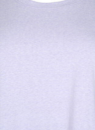 Melanzowa koszulka z krótkim rekawem, Lavender Mél, Packshot image number 2