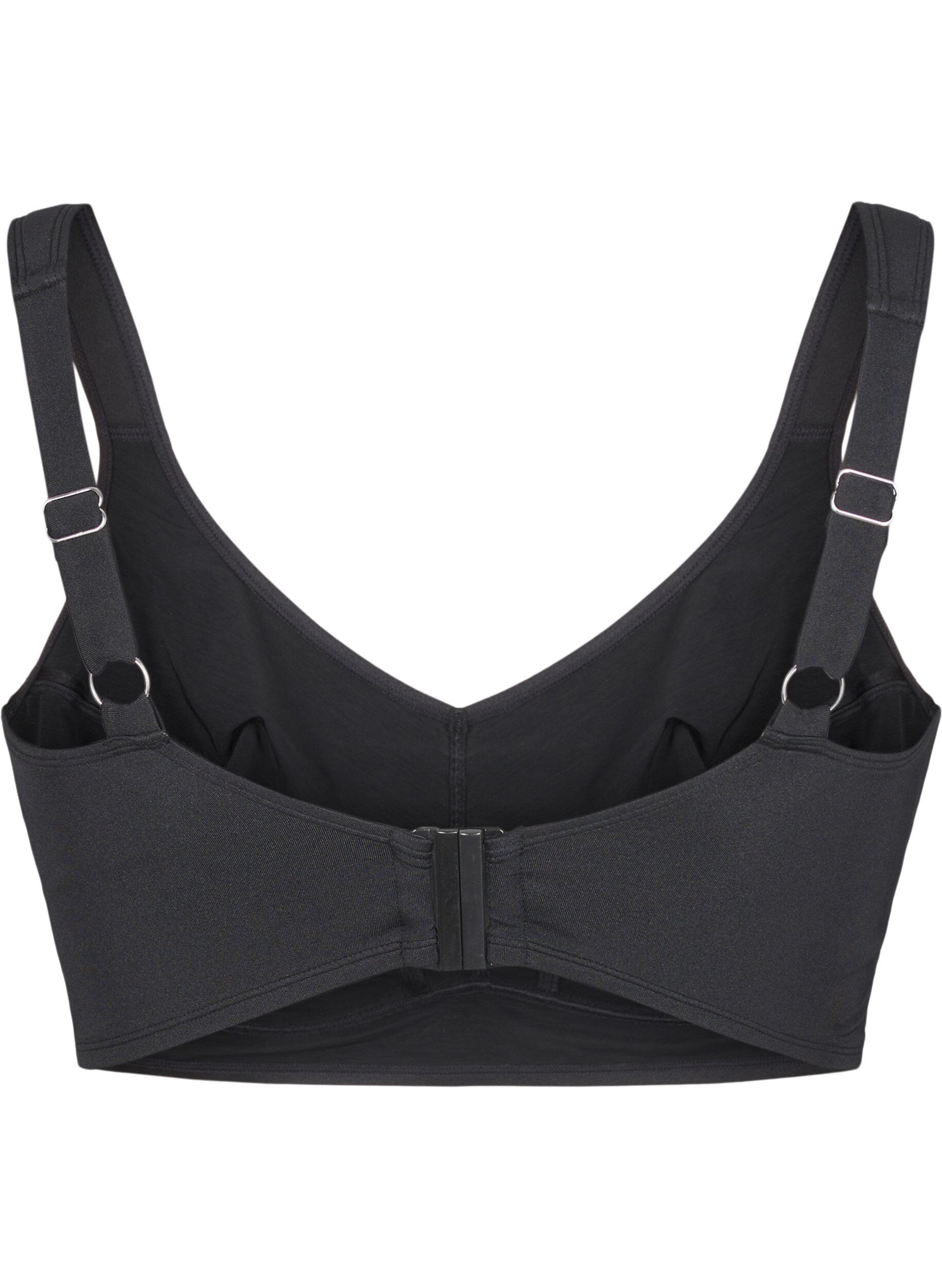 Zizzi G&oacute;ra od bikini w pelni zakrywajaca cialo, Czarne, Packshot image number 1