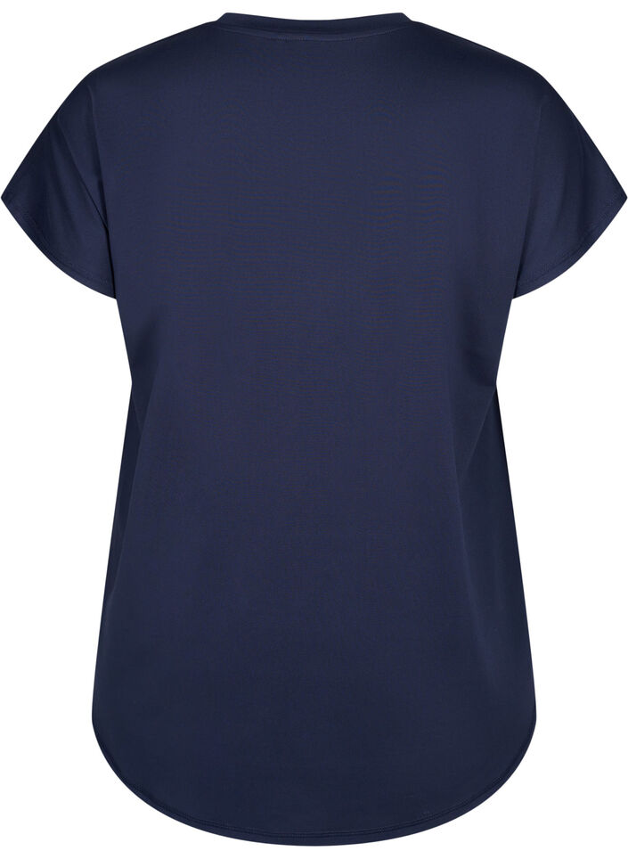 Koszulka treningowa z dekoltem w szpic, Night Sky, Packshot image number 1