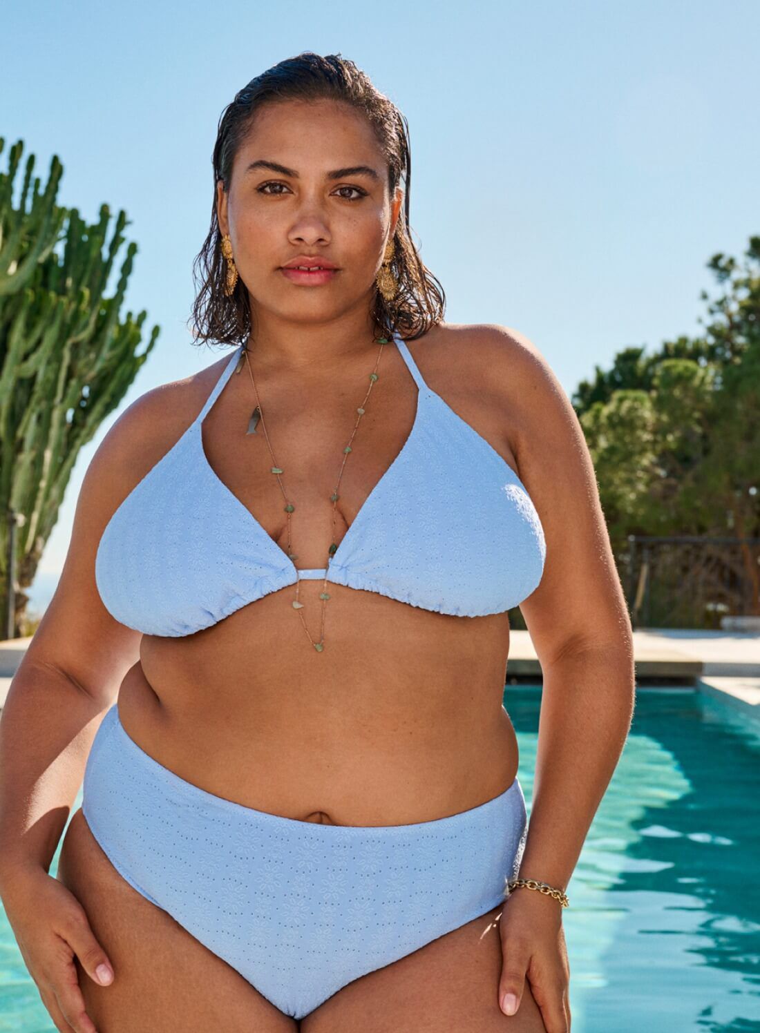 Zizzi Tr&oacute;jkątne bikini, , Model