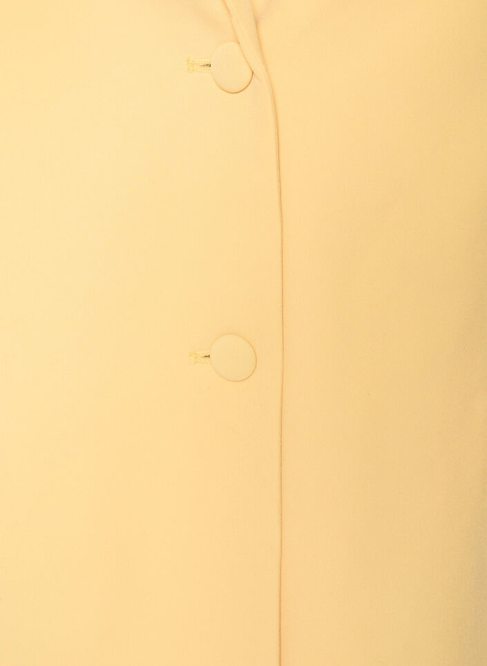 Klasyczny blezer zapinany na guziki, Ż&oacute;łty, Packshot image number 2