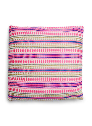 Poszewka na poduszke z kolorowym wzorem, Light Pink, Packshot image number 0