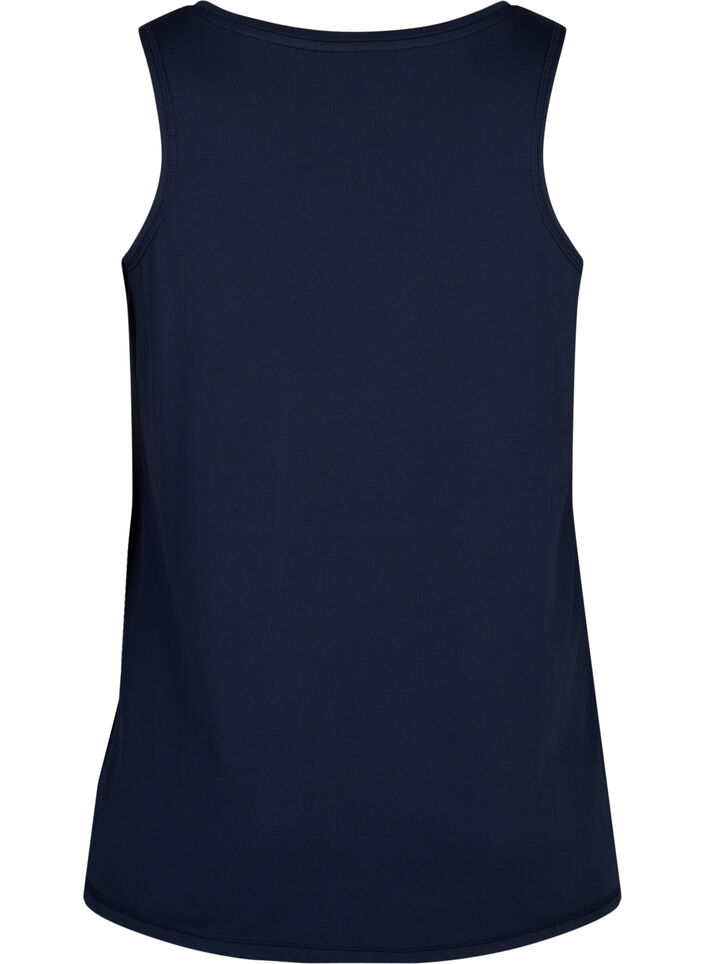 Top treningowy z okraglym dekoltem, Night Sky, Packshot image number 1