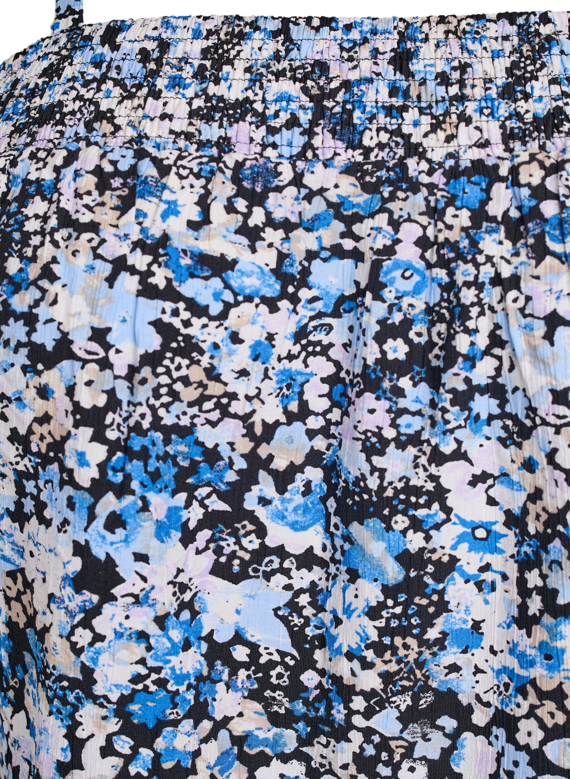 Zizzi Wiskozowy top z waskimi ramiaczkami, Czarne, Packshot image number 2