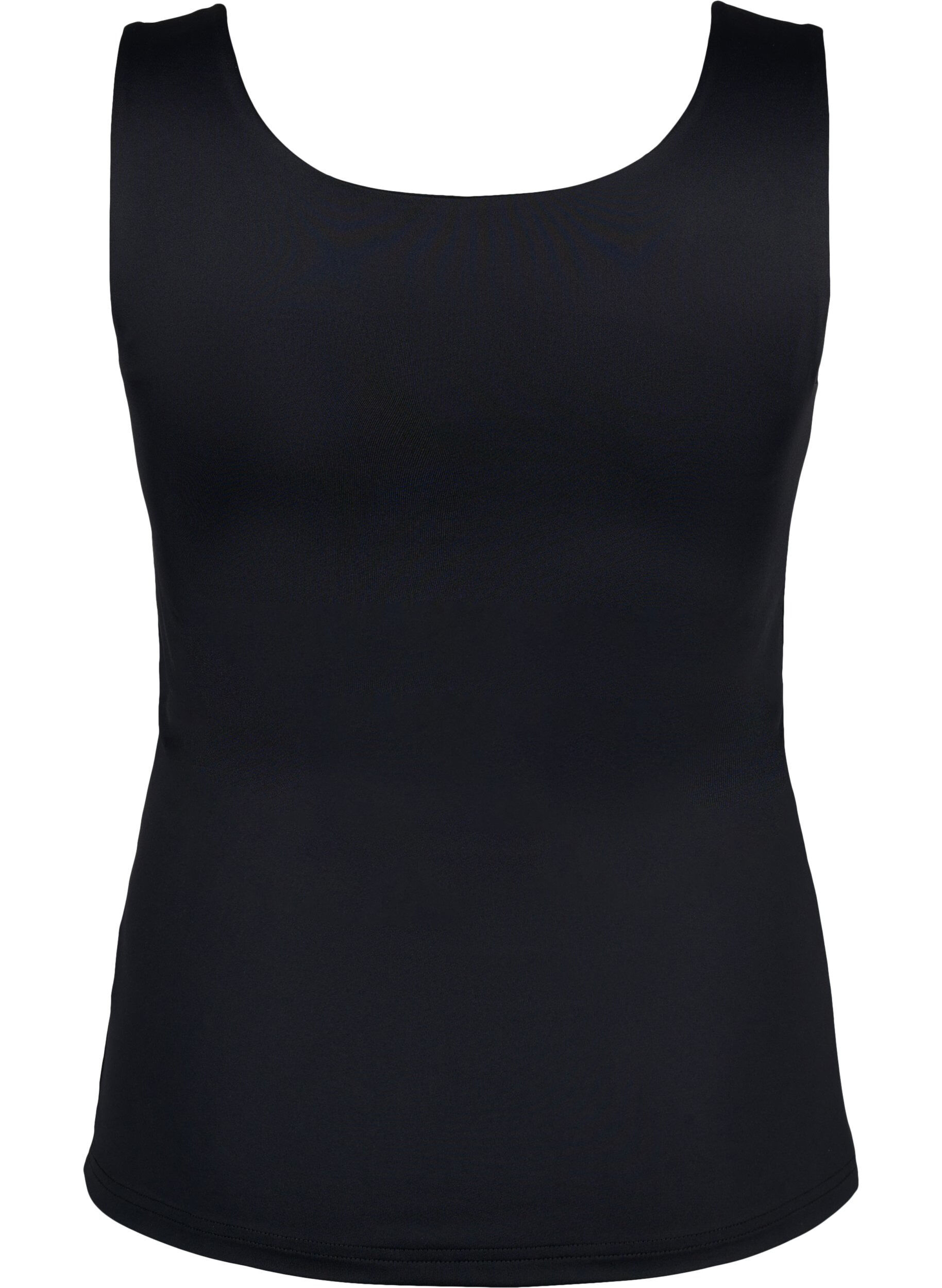 Zizzi Elastyczny dwustronny top, Black, Packshot image number 1