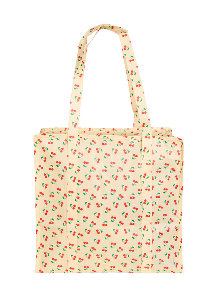 Torba na zakupy z suwakiem, Żółty, Packshot image number 0