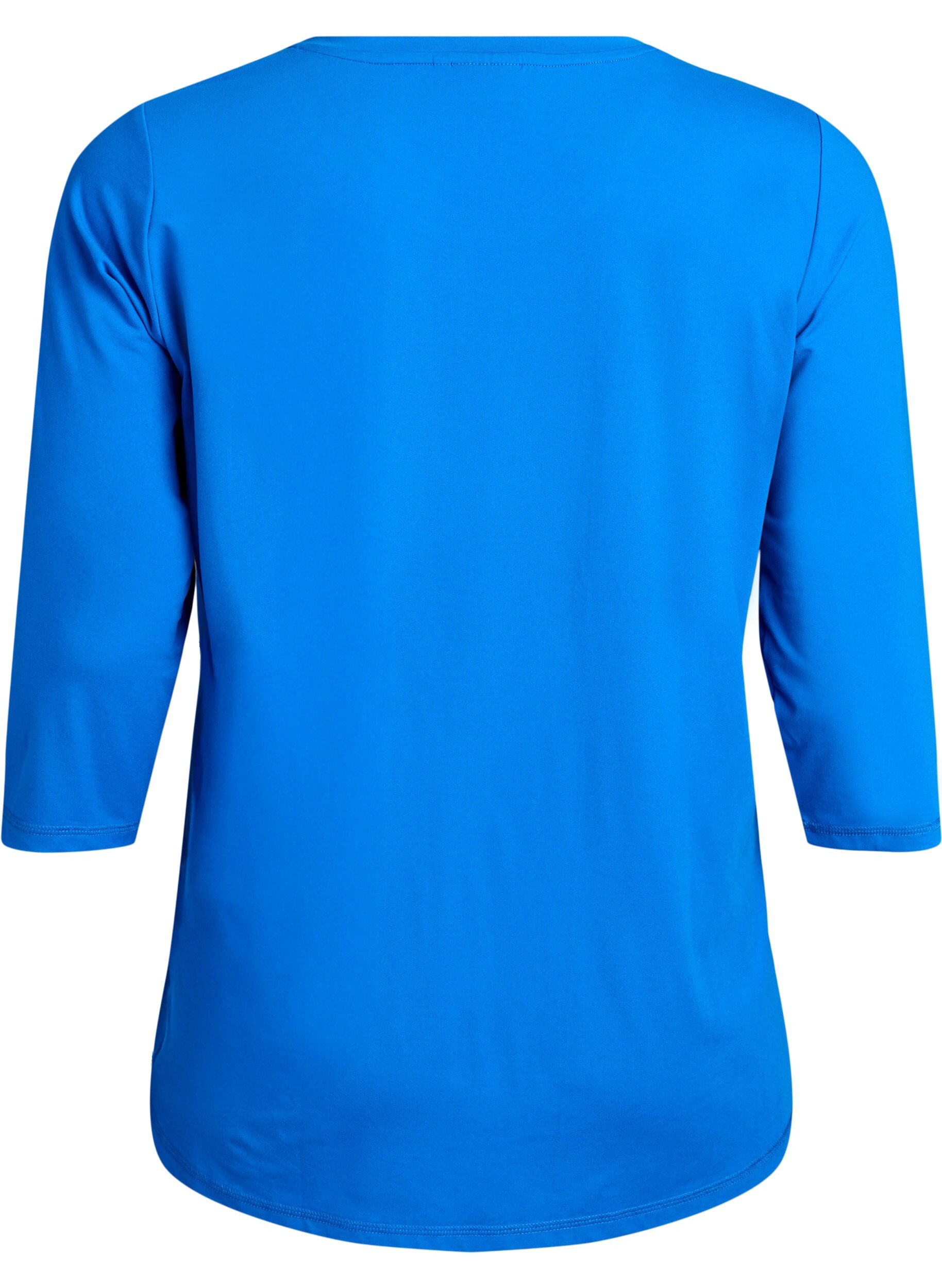 Zizzi Bluzka treningowa z rekawami 3/4, Niebieskie, Packshot image number 1