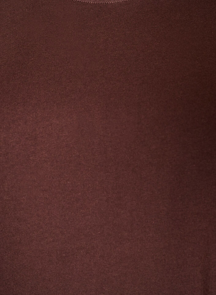 Podstawowa koszulka z dlugim rekawem, Brązowy, Packshot image number 2