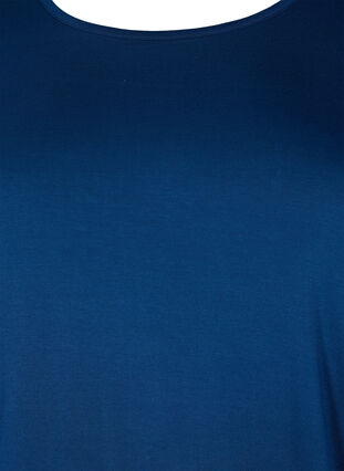 Bluzka treningowa z wiskozy z wiazaniem, Blue Wing Teal, Packshot image number 2