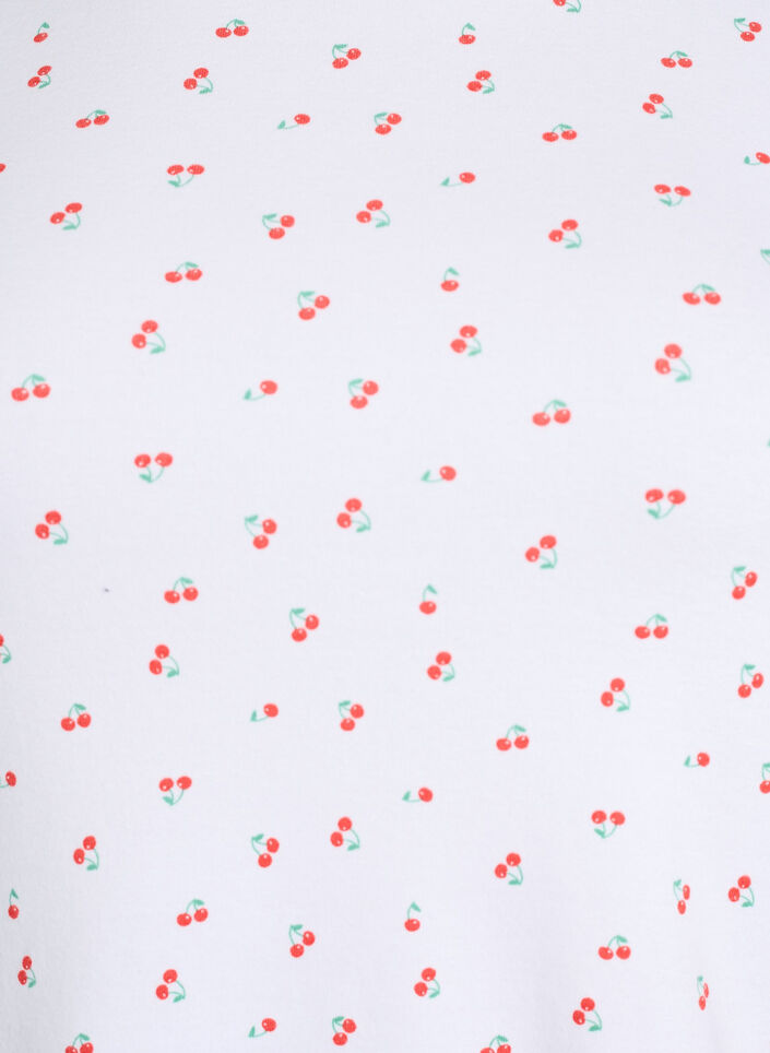 Koszulka bawelniana z nadrukiem na calej powierzchni, Biały, Packshot image number 2