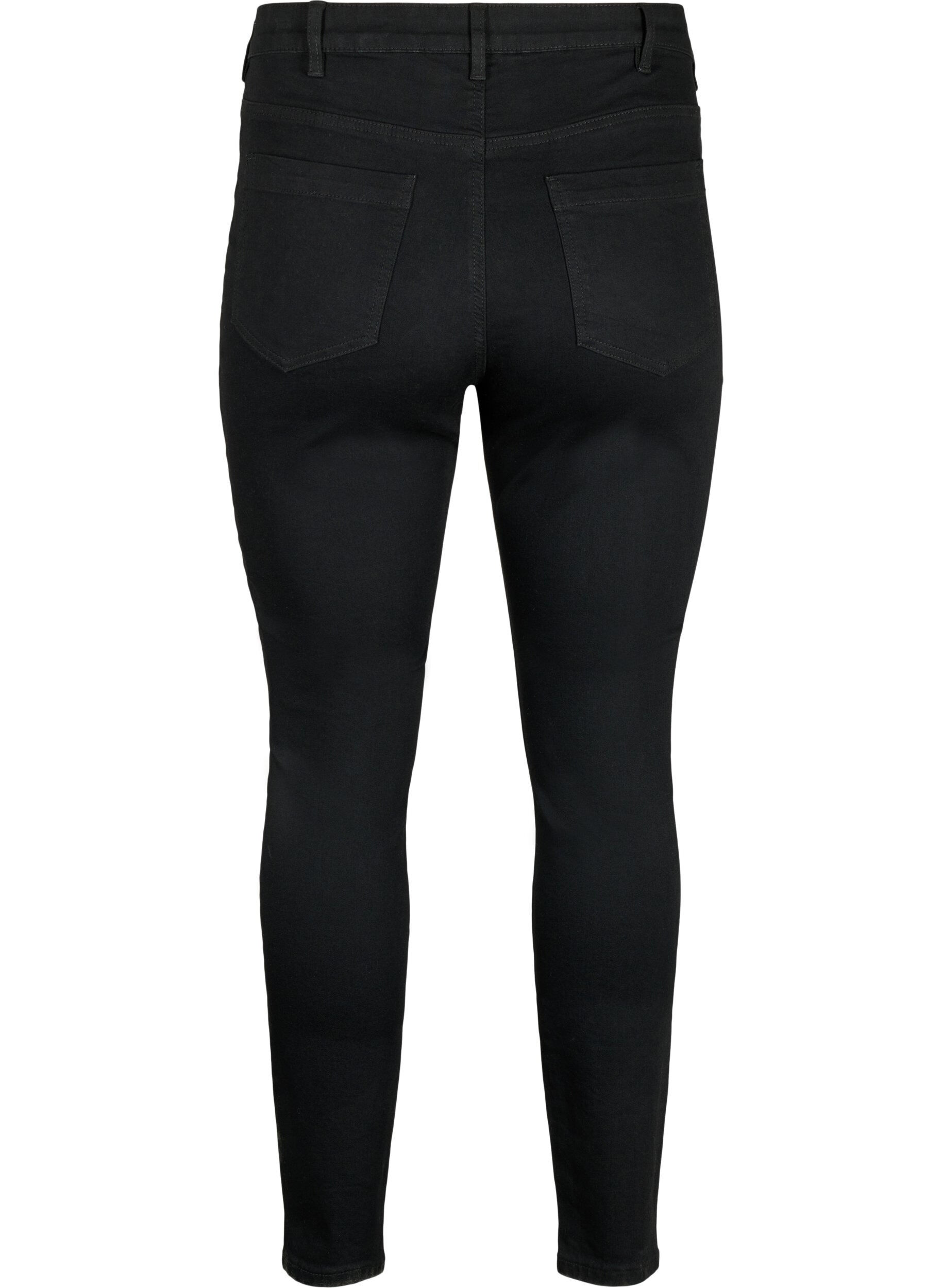 ZizziJeansy Amy o bardzo obcislym kroju z wysokim stanem, Czarne, Packshot image number 1