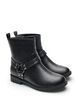 Niskie buty motocyklowe, Czarne, Packshot image number 1
