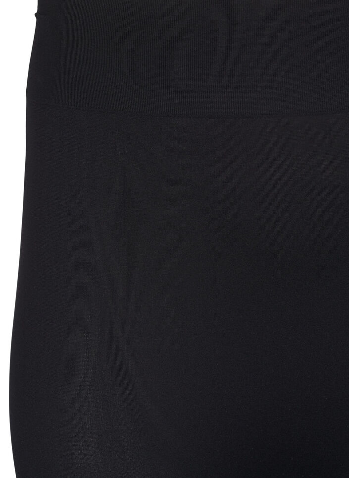 Bezszwowe legginsy Basic, Czarne, Packshot image number 2
