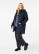 Kurtka softshell z odpinanym kapturem, Niebieskie, Model image number 1