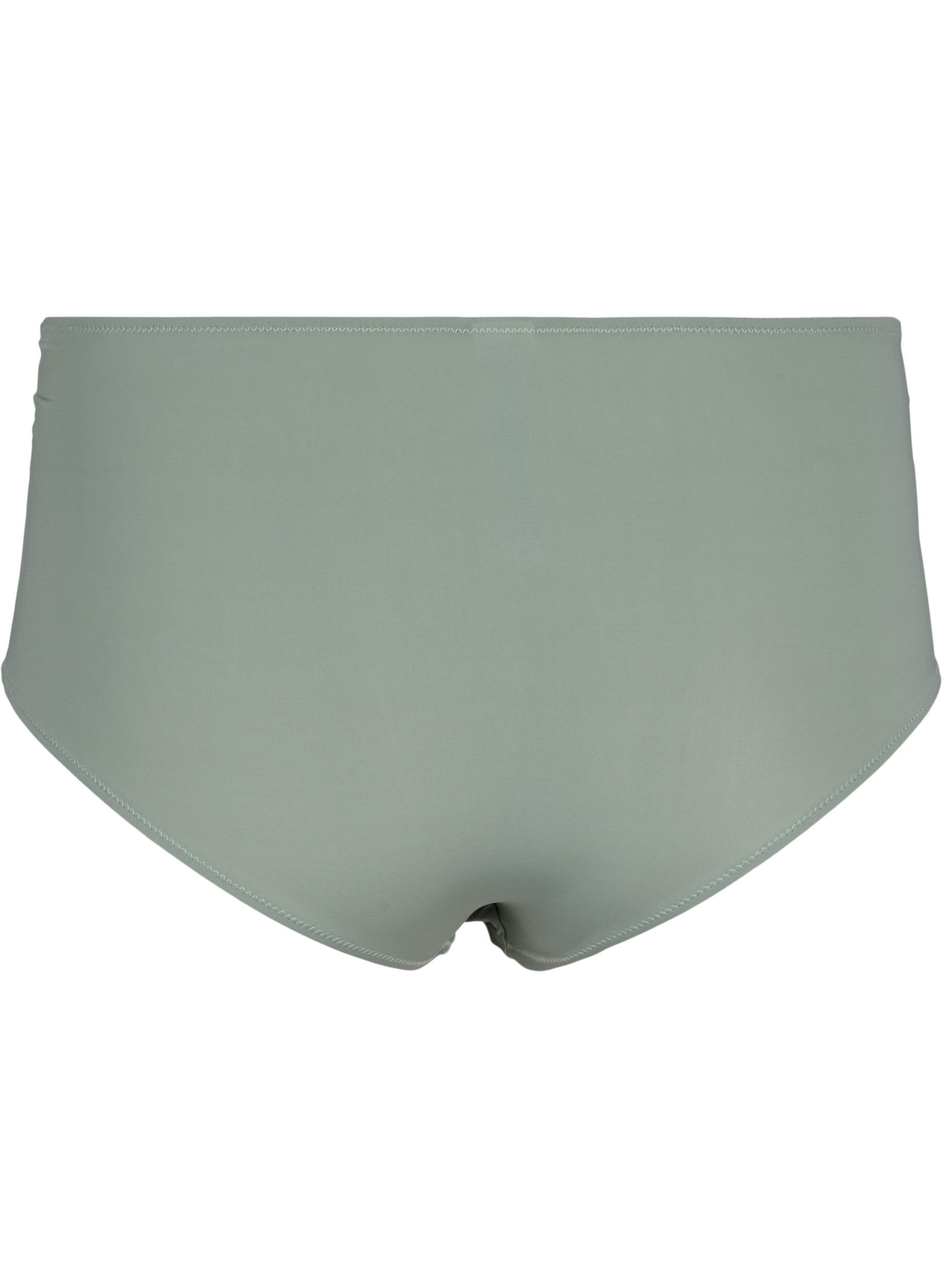 Zizzi Figi damskie typu hipster z haftem i regularnym stanem, Iceberg Green, Packshot image number 1