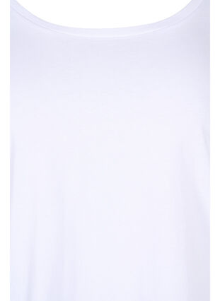 Podstawowa bawelniana bluzka (2-pack), Black/Bright W, Packshot image number 3