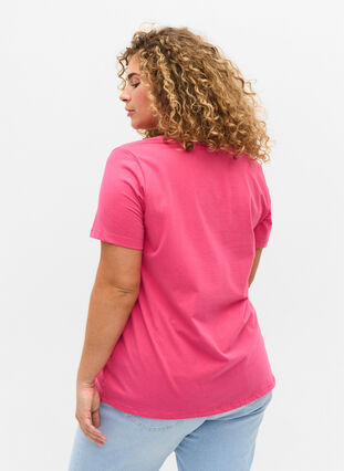 Koszulka typu basic, Fandango Pink, Model image number 1