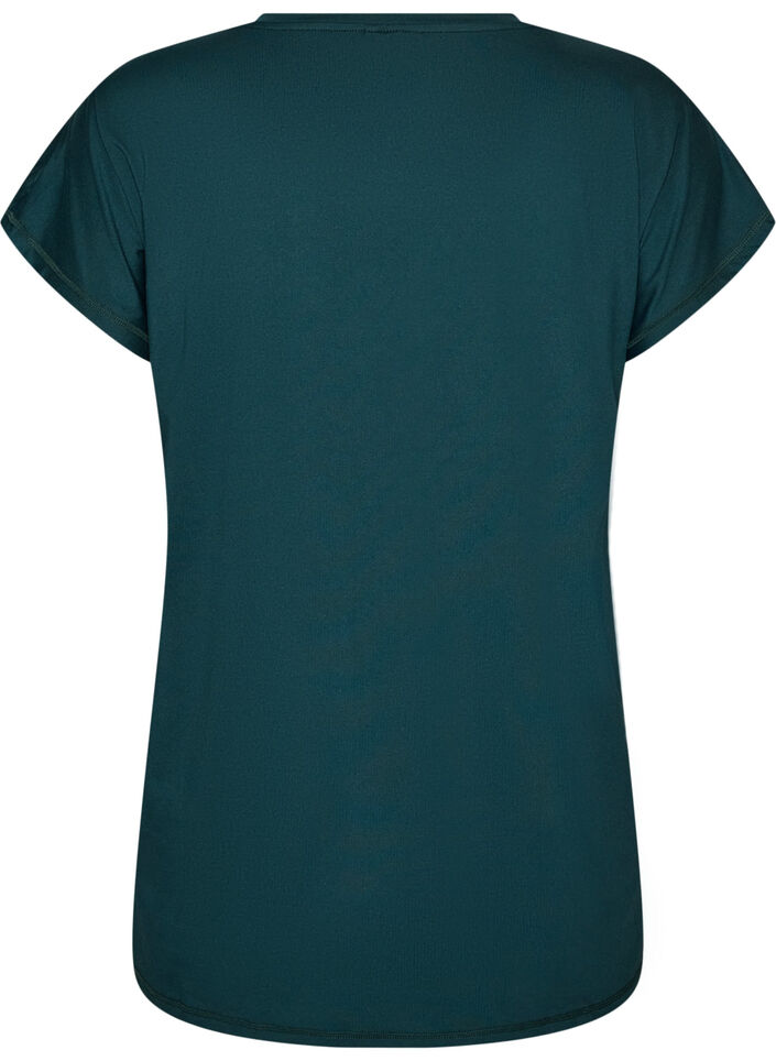 Dlugi t-shirt treningowy, Zielony, Packshot image number 1