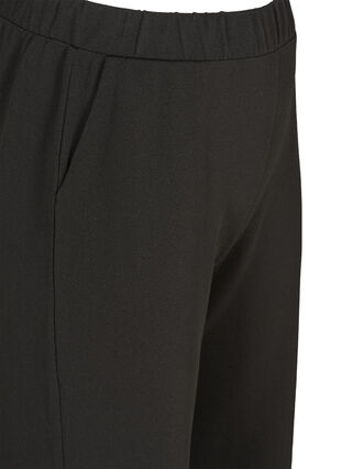 Luzne spodnie z kieszeniami, Black, Packshot image number 2