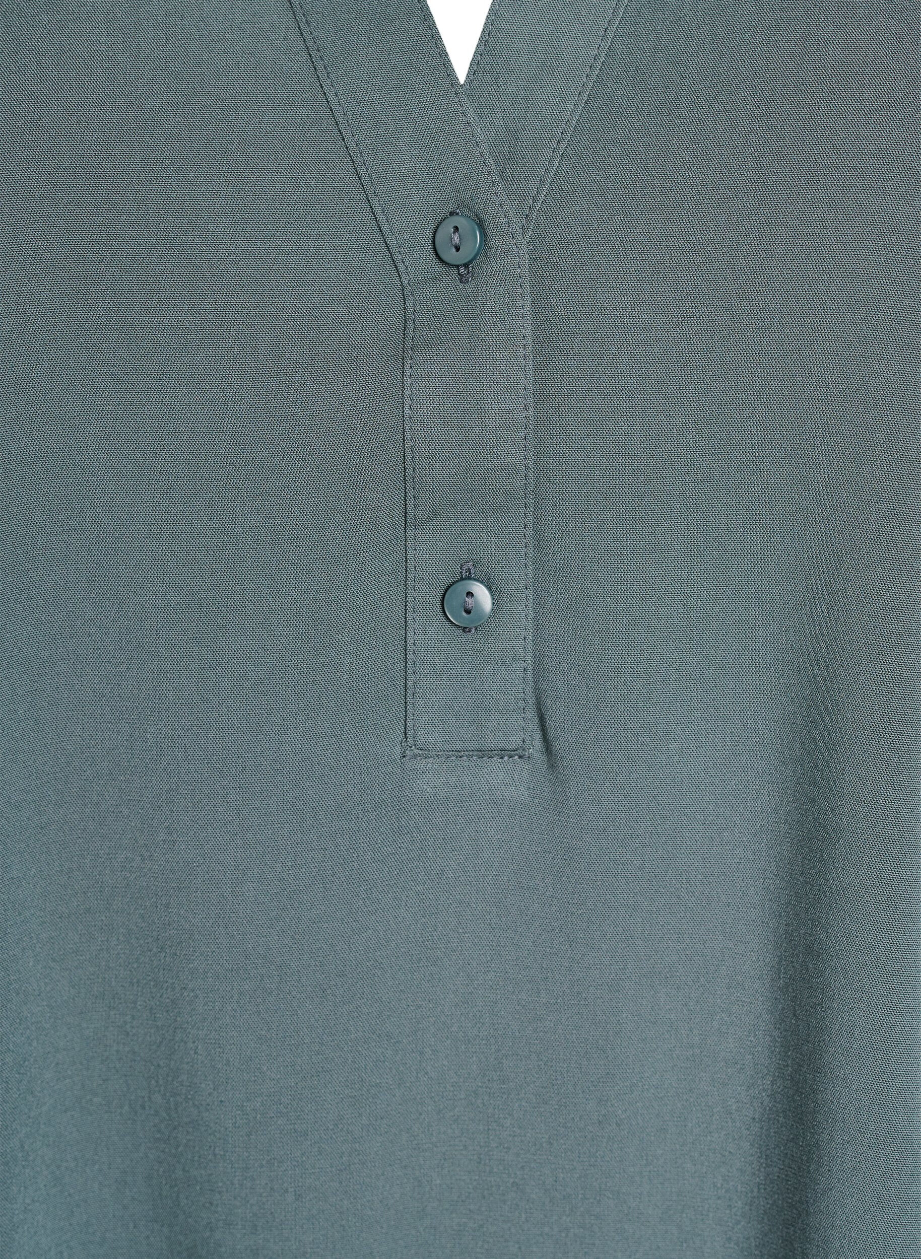 ZizziWiskozowa bluzka bez rekaw&oacute;w, Zielony, Packshot image number 2