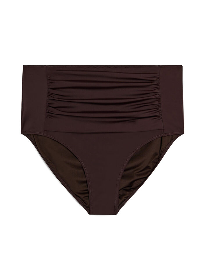 D&oacute;l bikini z wysokim stanem, Brązowy, Packshot image number 0